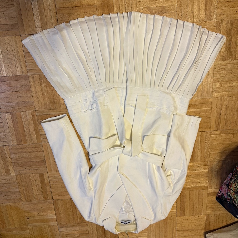 Miumiu White Dress